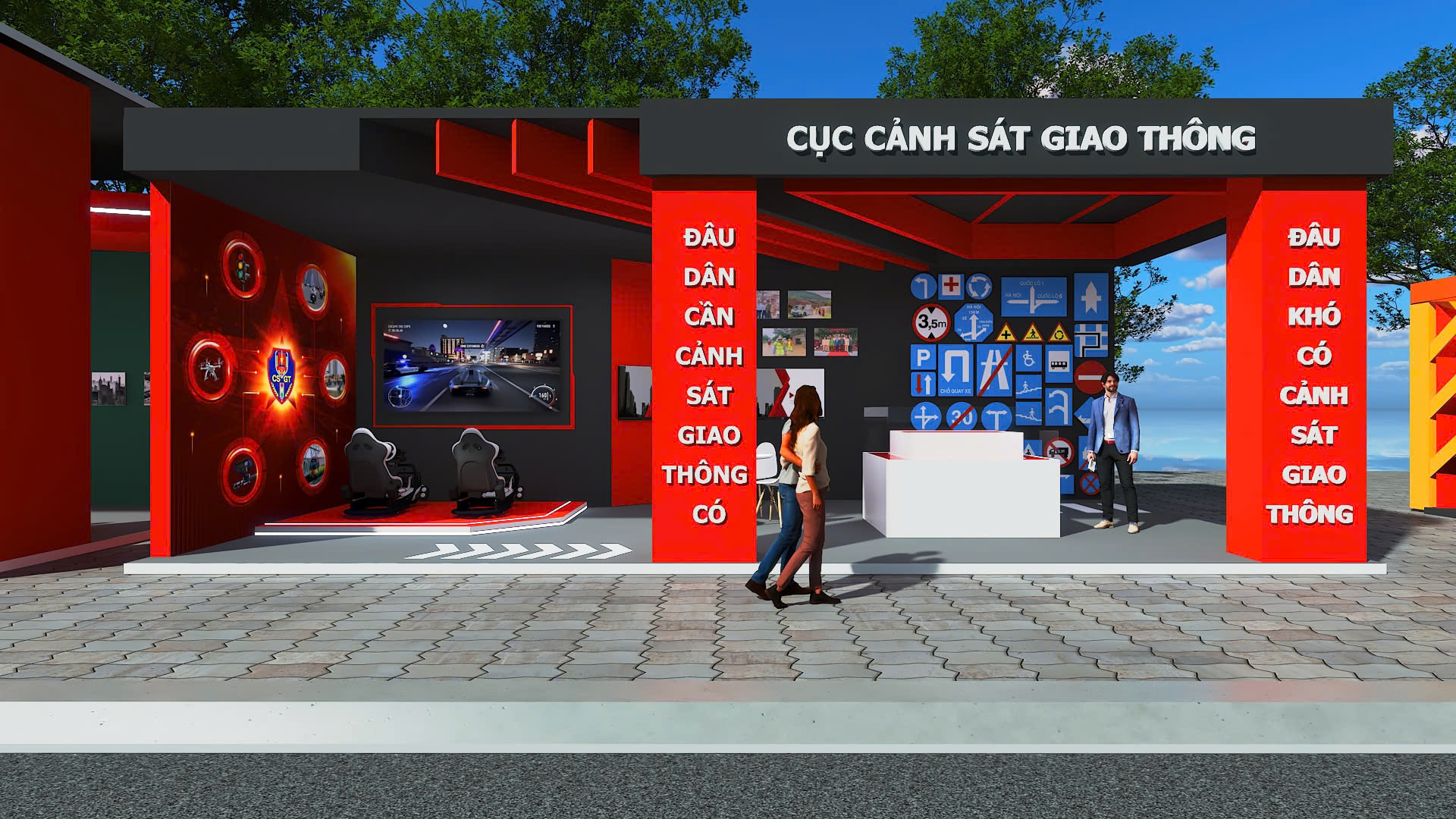 Trạm tuyên truyền An toàn giao thông